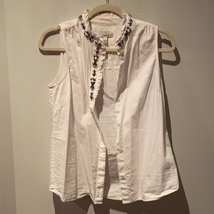 Jcrew embellished top